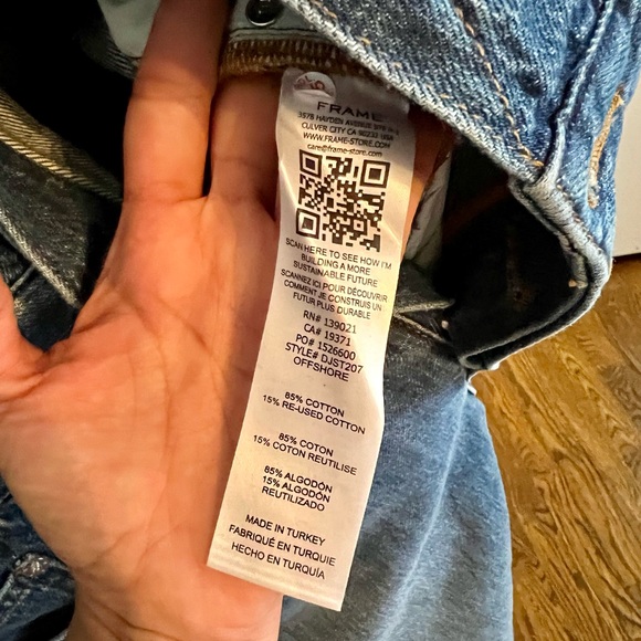 Frame Offshore Denim Jumsuit Small - Picture 5 of 7